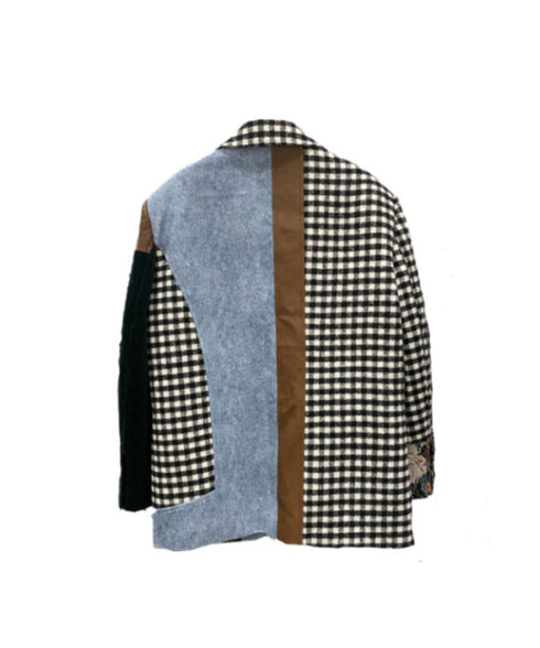 Jacquard Patchwork Jacket