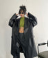 Oversized Faux Leather Jacket