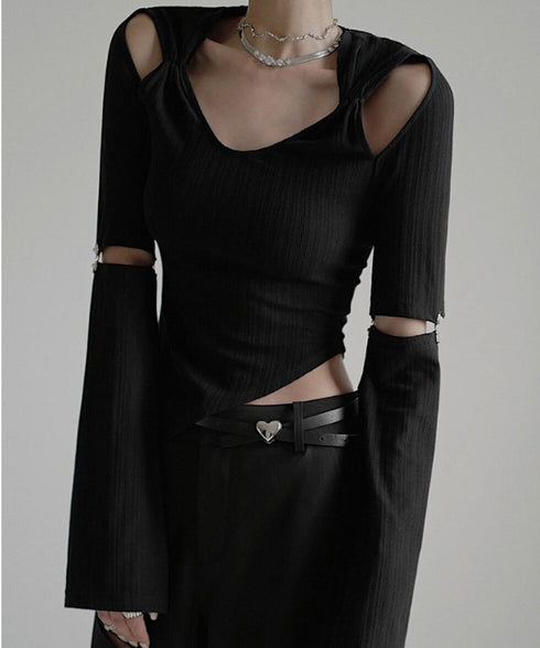 Cut-out Asymmetry Top