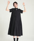 Asymmetric Button Minimal Dress