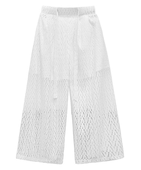 Mesh Wide Pants