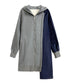 Bicolor Zip-up Hoodie