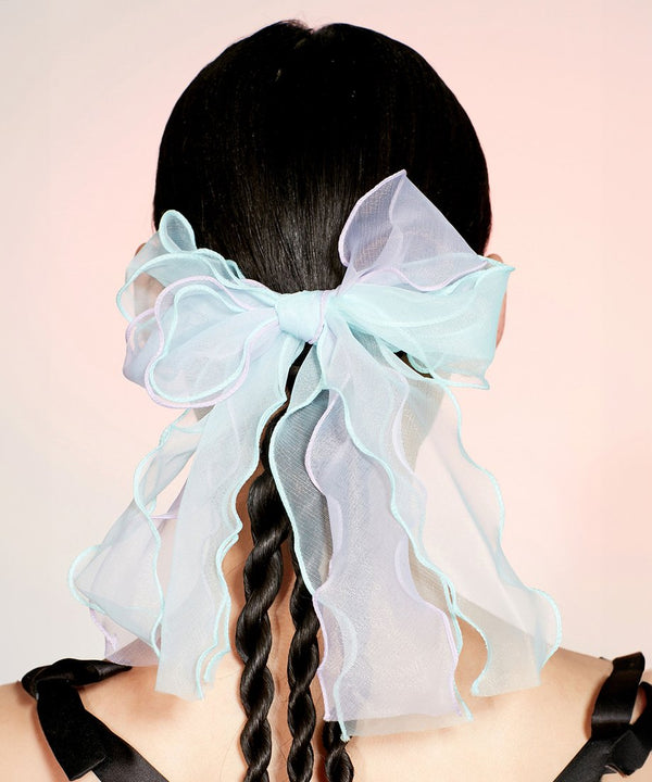 Pastel Sheer Ribbon Barrette