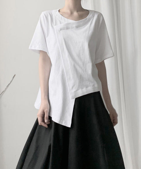 Asymmetrical Split T-shirt