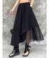 Layered Mesh Hem Skirt
