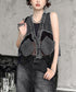 Mesh Denim Vest