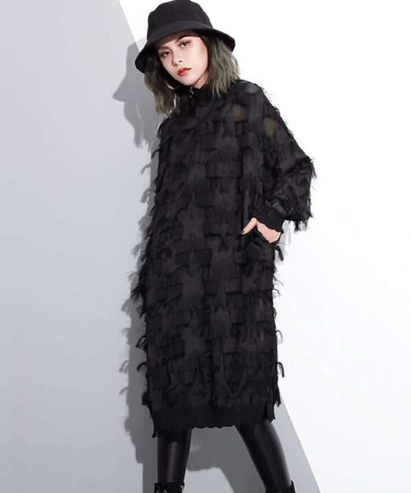 Tassel See-Through Dress