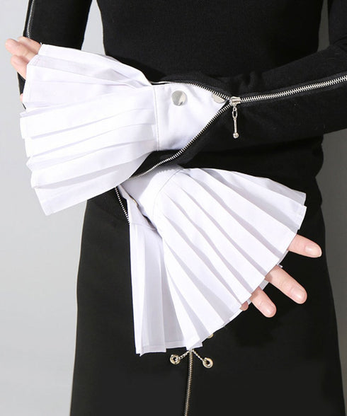 Pleated Shirt Cuffs