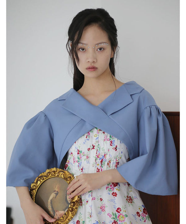 Front Cross Short Jacket