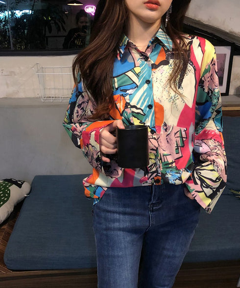 multicolor vintage shirt