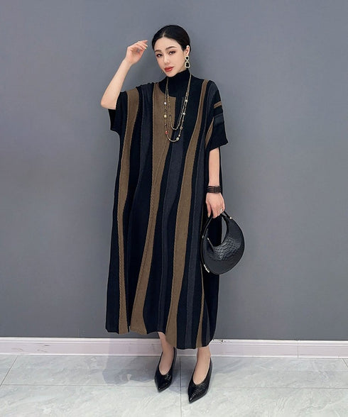 Wave Line Relax Long Dress