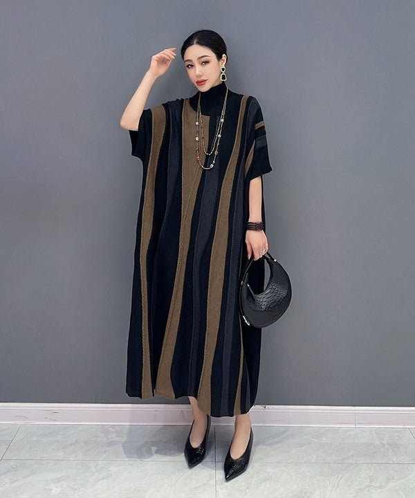 Wave Line Relax Long Dress