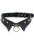 Studded Collar Ring Choker