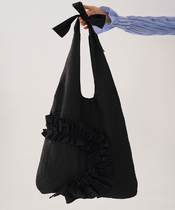 Ruffle Frill Shoulder Bag