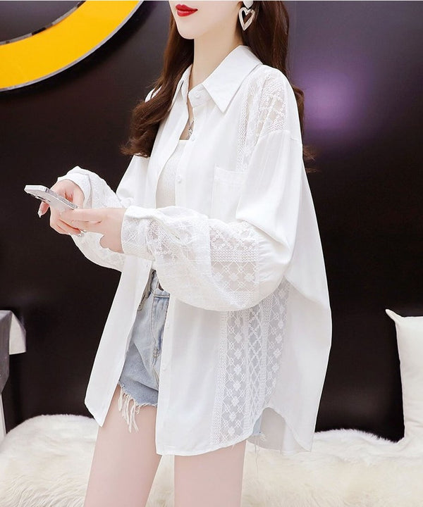 Patchwork Lace Blouse