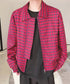 Red Check Zip Jacket