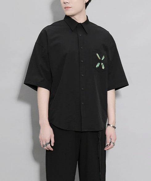 Oval Hollow Design Shirt