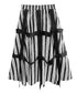 String Ribbon Flare Skirt