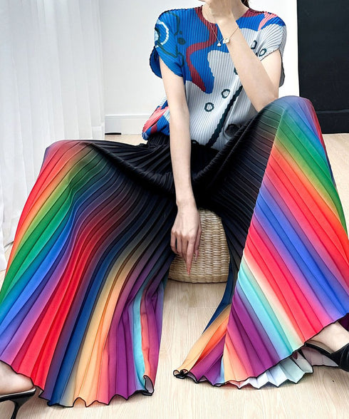 Gradation Pleat Pants