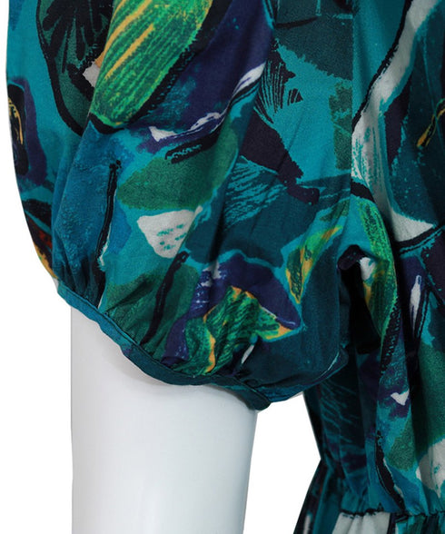 Retro Cassette Print Dress