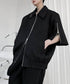 Double Zip Short Sleeve Blouson