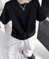 Zip Front Sweat Cardigan Tee