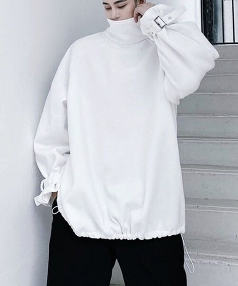 Half Zip High Neck Pullover