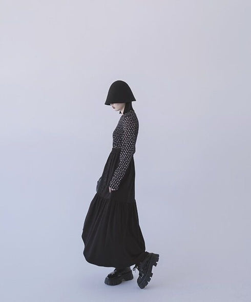 Star Mesh Turtleneck Top