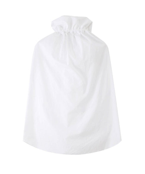 Gather Stand Collar Blouse