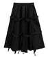 String Ribbon Flare Skirt