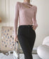 Asymmetric Rib Knit Top