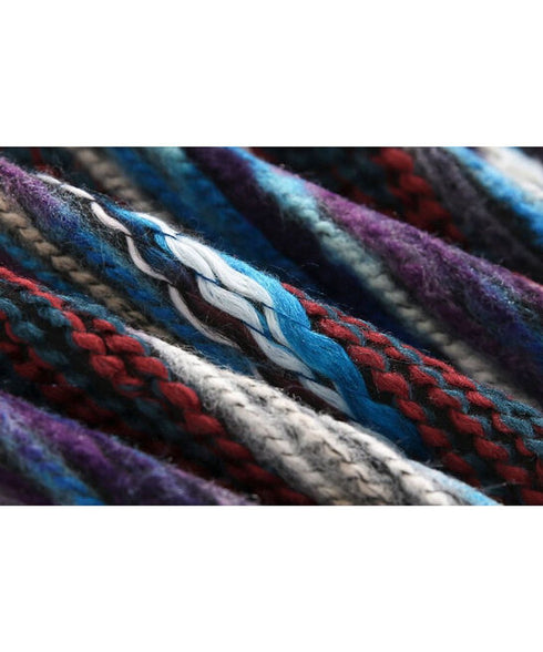 Multicolor Wavy Knit Cardigan