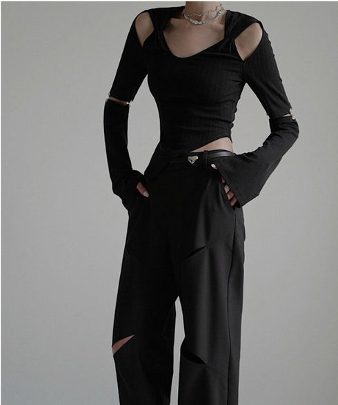 Cut-out Asymmetry Top