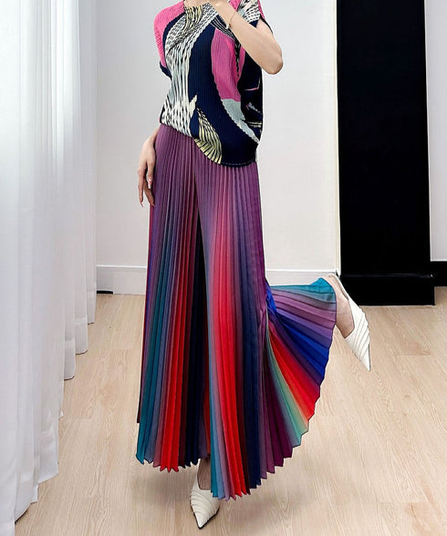 Gradation Pleat Pants