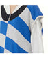 Wavy Stripe Oversized Knit Vest
