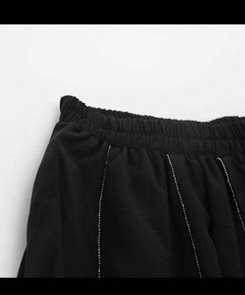 Star Charm Drawstring Balloon Skirt