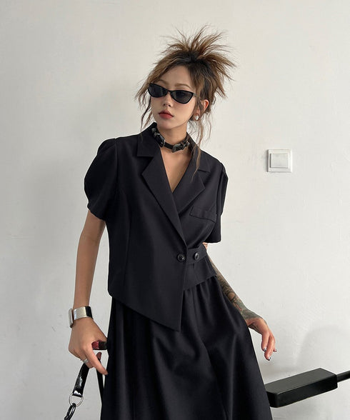 Faux Two-piece Dress