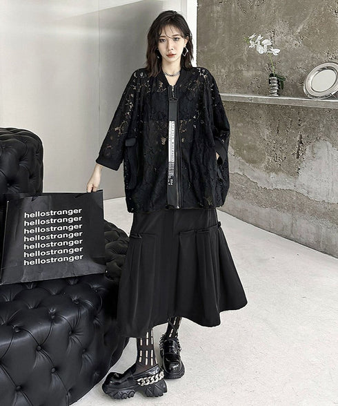 Flap Pocket Mermaid Skirt