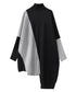 Diagonal Switch Sweater Dress