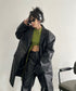 Oversized Faux Leather Jacket