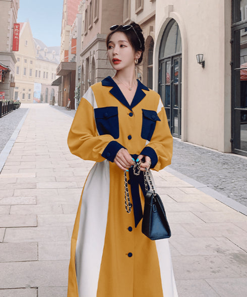 Color Blocking Dress