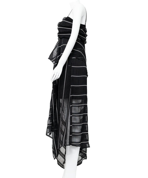 U-neck See-through Top