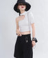 Cut-out One-shoulder Top