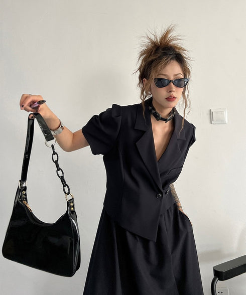 Faux Two-piece Dress