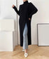 Long Knit Drape Sweater