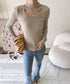 Asymmetric Rib Knit Top