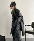 Oversized Faux Leather Jacket