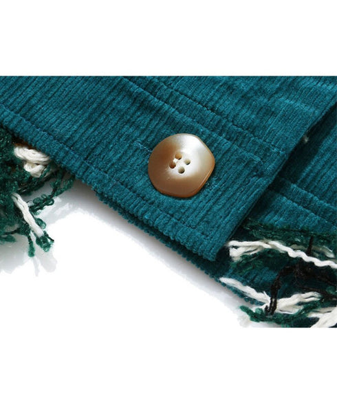 Patchwork Fringe Jacket