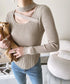 Asymmetric Rib Knit Top