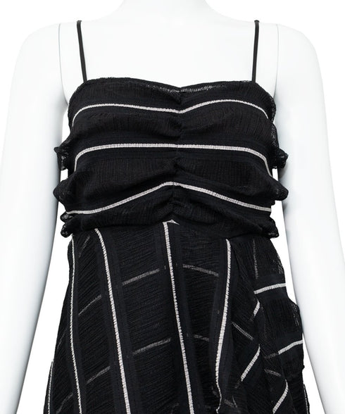 U-neck See-through Top